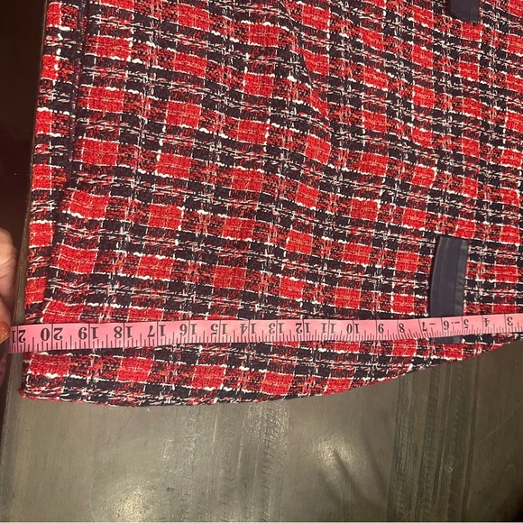 Alexia Admor Red and Black Tweed Mini Dress - Picture 9 of 9